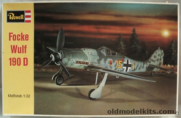 Revell 1/32 Focke-Wulf FW-190D - Dora Yellow 15, H215 plastic model kit